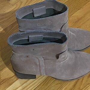 OTBT Taupe Ankle Booties